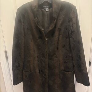 Etcetera Women's Dark Brown Teddy Jacket